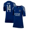 PSG Jordan Fourth Stadium Shirt 2024-25 - Kids with Cup printing D.Doué 14