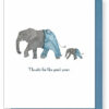 Elephant Design Greeting Card